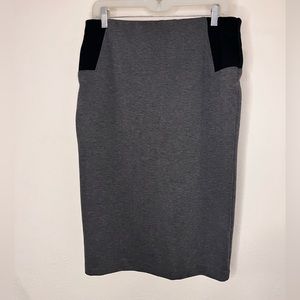 NY&COMPANY black and grey pencil skirt size L barely worn